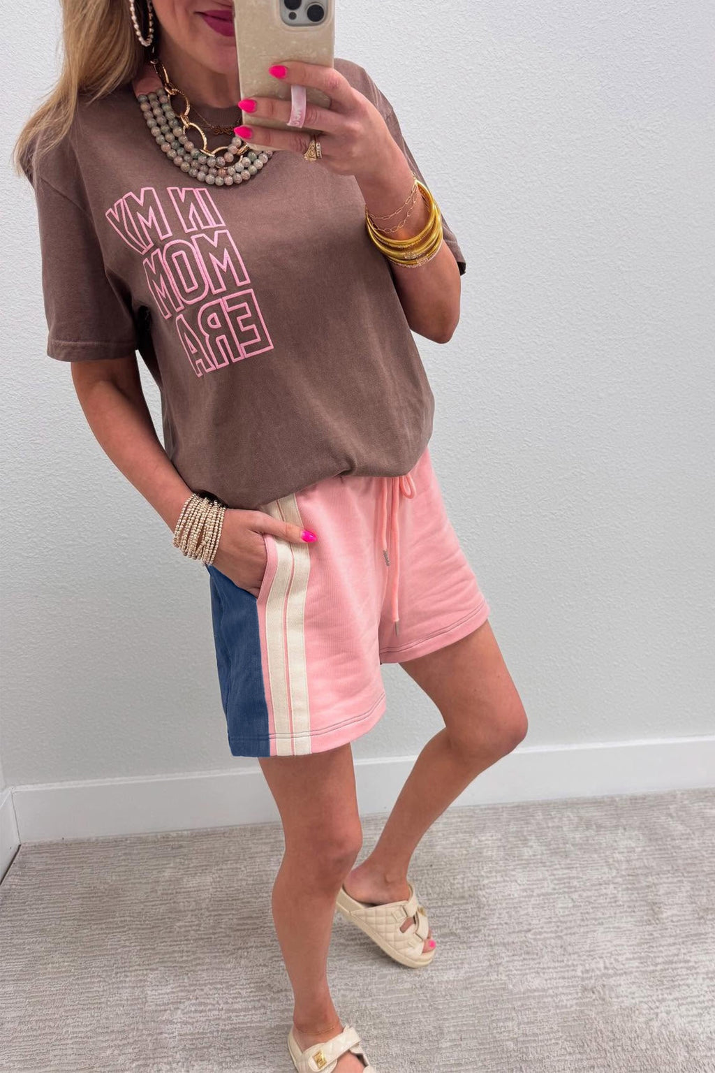 Pink/Blue shorts