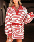 Striped skirt set￼