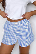 Blue Gingham shorts