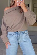 Old rose waffle knit