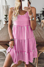 Rose Stripe Dress