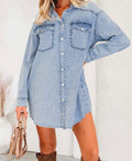Long sleeve Jean dress