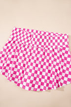 Pink Checkered skort