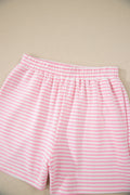 Pink stripe shorts