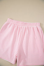 Pink stripe shorts