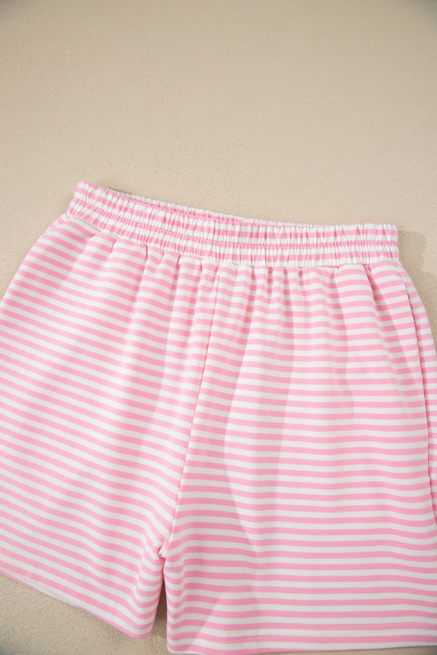 Pink stripe shorts